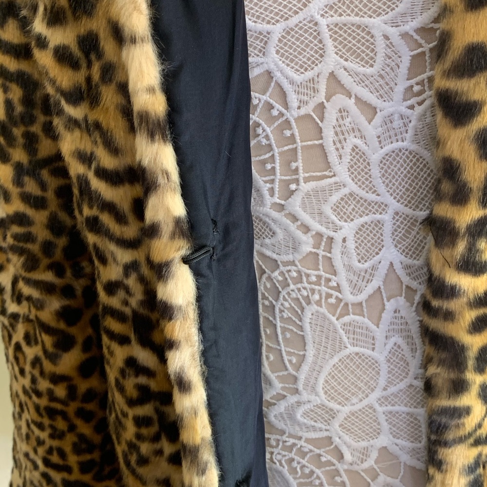 Thalia Sodi woman’s Faux-Fur Leopard-Print Jacket - Picture 8 of 10